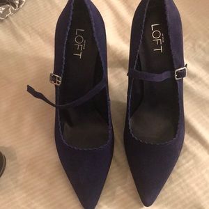 Mary Jane style New never worn Ann Taylor Loft brand deep plum . Size 8 medium